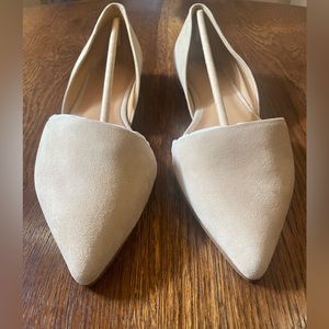 J.Crew Zoe Suede d’Orsay Pointed Toe Flats